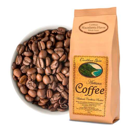 Кофе в зернах Caribbean Spice Artisan Kosher Coffee Macadamia Grain макадамия 250 г в Светофор