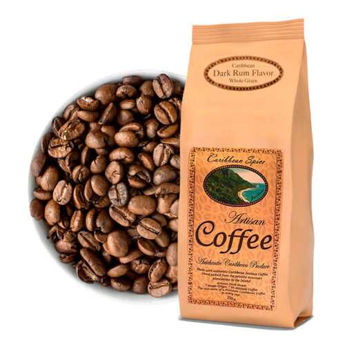 Кофе в зернах Caribbean Spice Artisan Kosher Coffee Rum Grain ром 250 г в Светофор