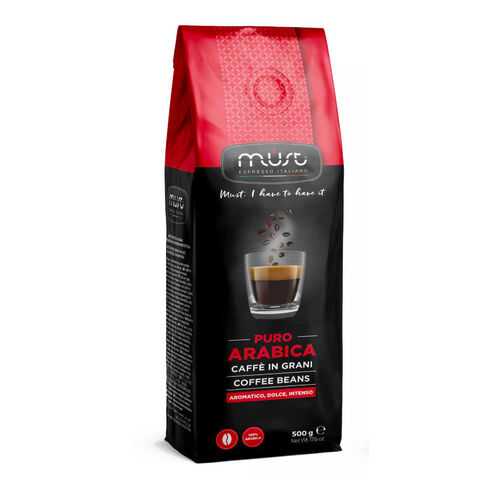 Кофе в зернах Must pure arabica 500 г в Светофор