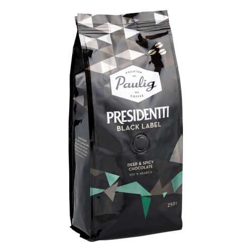 Кофе в зернах Paulig presidentti black label 250 г в Светофор