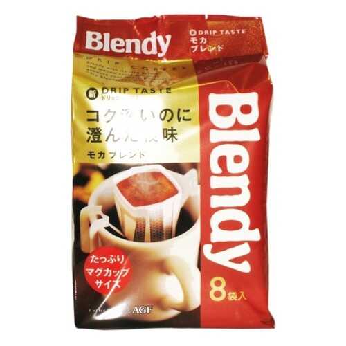 Кофе японский AGF Blendy Mocha молотый дрип-пакеты 8 штук 56 г в Светофор