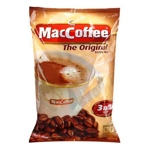 Напиток MacCoffe кофейный original 3в1 растворимый 20 г 50 пакетиков в Светофор