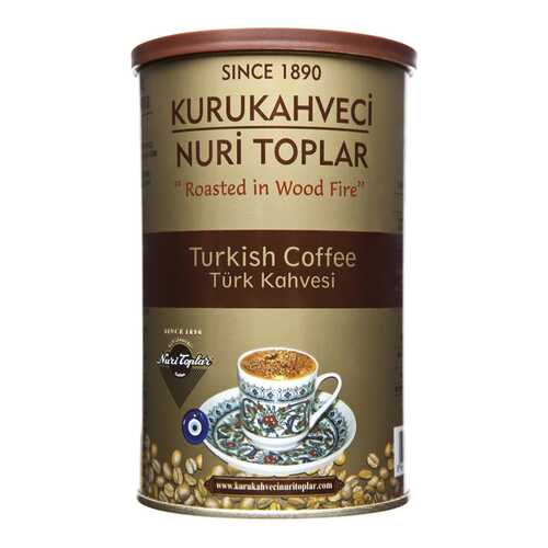 Турецкий молотый обжаренный кофе Nuri Toplar Turkish 250 г в Светофор