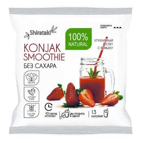 Десерт без сахара Konjak Smoothie клубничный 20 шт по 15 г в Светофор