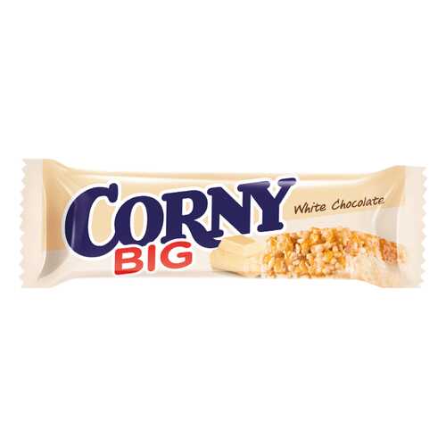 Corny BIG Злаковая полоска с белым шоколадом 24 штуки по 40г в Светофор