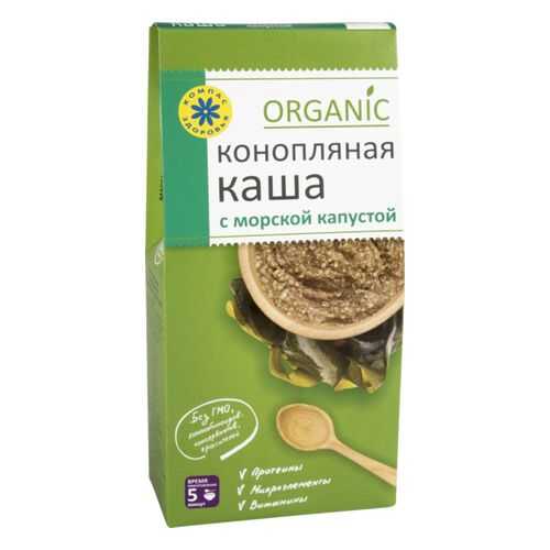 Каша конопляная Компас здоровья organic с морской капустой 250 г в Светофор