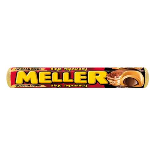 Ирис Meller с шоколадом тирамису 38 г блок 24 штуки в Светофор
