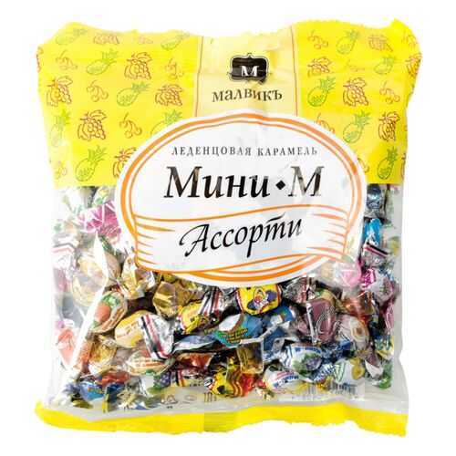Карамель мини-м Малвикъ ассорти 180 г в Светофор