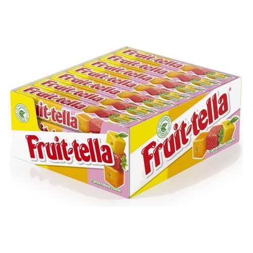 Конфеты Fruit-tella жевательные ассорти 21*41 г в Светофор