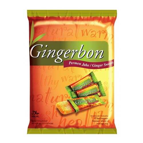 Конфеты имбирные Gingerbon Original жевательные 125 г в Светофор