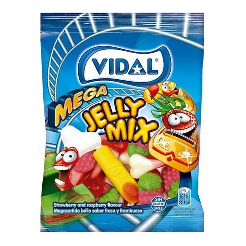 Мармелад VIDAL Мега микс 100г в Светофор