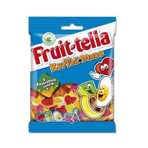 Жевательный мармелад Fruit-tella крутой микс с фруктовым соком 70 г в Светофор