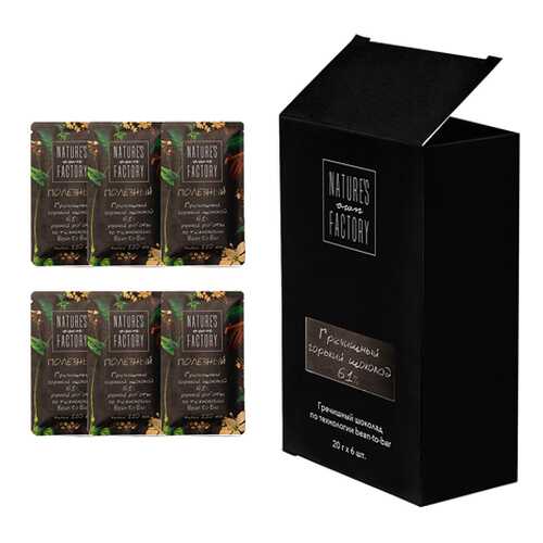 Набор гречишного горького шоколада Nature's own Factory 120 г в Светофор