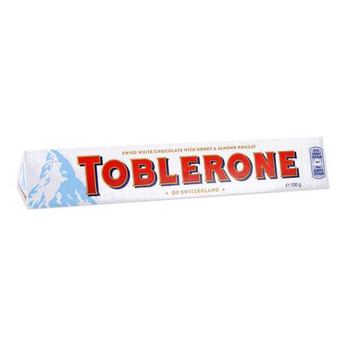 Шоколад белый Toblerone с медом и миндальной нугой 100 г в Светофор