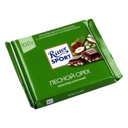 Шоколад молочный Ritter Sport лесной орех 100 г в Светофор