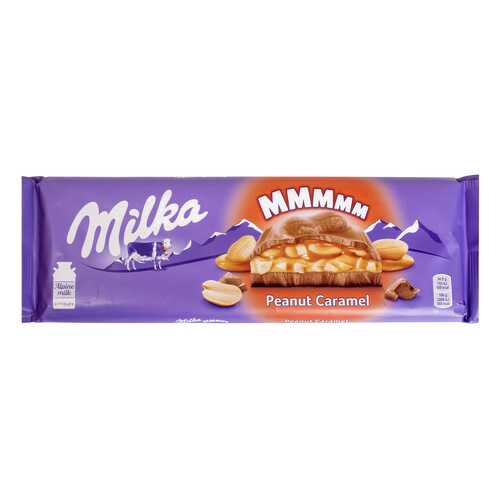 Шоколад трехслойный Milka арахис и карамель 276 г в Светофор