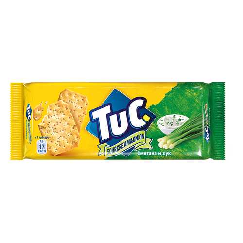 Крекер Tuc mini cо вкусом сметаны и лука 100 г в Светофор