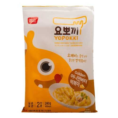 Рисовые клецки Youngt Poong топокки с соусом вкус сыра 240г Южная Корея в Светофор