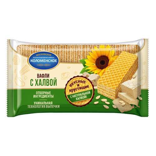 Вафли КОЛОМЕНСКОЕ с халвой 220г*5 шт в Светофор