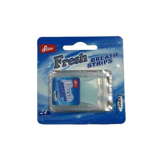 Полоски освежающие дыхание Fresh мята 24 пастилки в Светофор