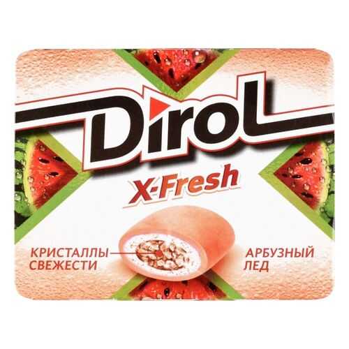 Жевательная резинка Dirol x-fresh арбузный лед 16 г в Светофор