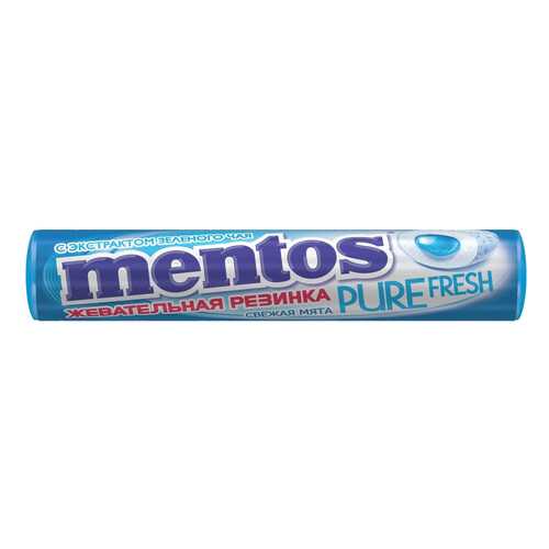 Жевательная резинка Mentos пьюр фреш мята 15.5 г в Светофор