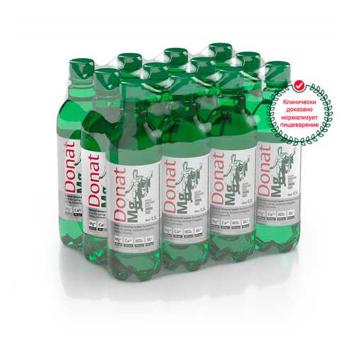 Лечебная минеральная вода Donat Mg 0.5 л 12 шт в Светофор