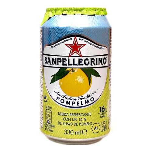 Напиток сокосодержащий San Pellegrino со вкусом грейпфрута, 0,33 л а/б по 6шт в Светофор