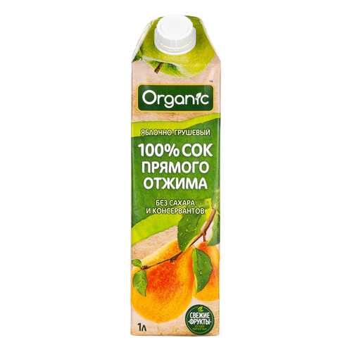 ORGAN'C Яблочно-грушевый сок прямого отжима, 1л в Светофор